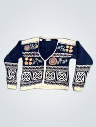 Branndon Floral Knit Cardigan
