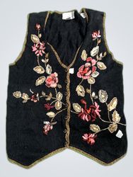 Fitting Image Embroidered Floral Waistcoat