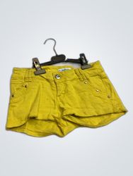 Gourdi Yellow Denim Shorts