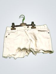 YCCA White Denim Shorts