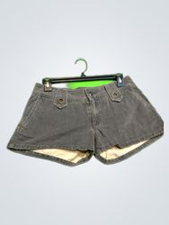 Foxy Jean Gray Denim Cargo Shorts