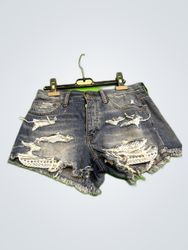 American Eagle Distressed Denim Shorts