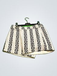 Hollister Striped Wrap Mini Skirt