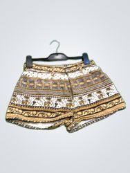 Yousef Aljasmi Printed Cotton Mini Shorts