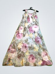 K.Petite Floral Maxi Dress
