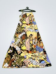 Vibrant Floral Pattern Dress