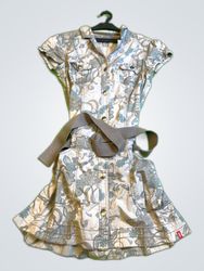 EDC Floral Belted Dress