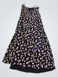 Black Polka Dot Midi Dress