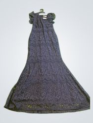Sistaglam Navy Lace Party Dress