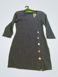 Guess Black Knit Mini Dress