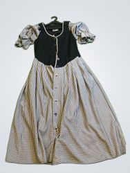 Black and White Gingham Dress