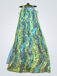 Green and Blue Dress