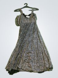 Kookai Black and White Printed Maxi Dress