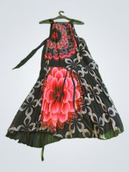 BCBG Floral Print Halter Dress