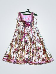 Marjo Trachten Floral Print Mini Dress