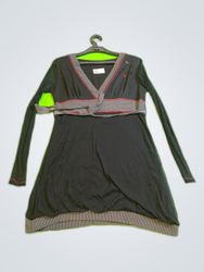 Black Wrap Mini Dress