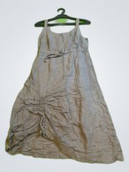 Zara Beige Mini Slip Dress