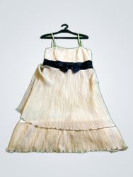 Carina Kow Pleated Midi Dress