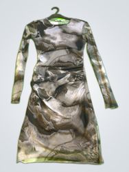 BERSHKA Camouflage Dress