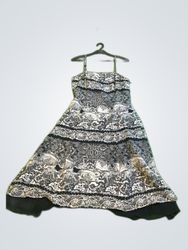 Steilmann Black and White Printed Maxi Dress