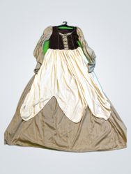 Unbranded Bohemian Lace-Up Maxi Dress