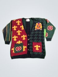 Hand-Knitted Cardigan Sweater