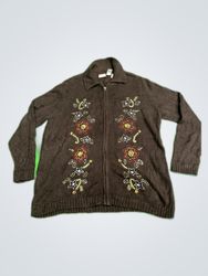 Cherokee Brown Knit Sweater