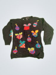 Work In Progress Black Christmas Sweater