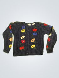 The Villager Floral Knit Cardigan
