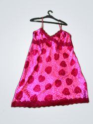 Pink Heart Pattern Sleepwear