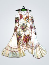 Unbranded Floral Print Sleeveless Maxi Dress