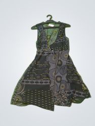 Dress with Geometric Pattern