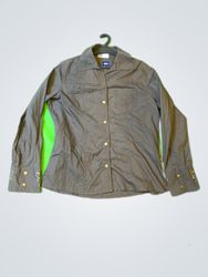 Cecil Khaki Button-Up Shirt