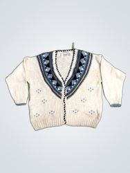 Hand-Knitted Cardigan Sweater