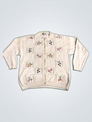 Tulchan Floral Knit Cardigan