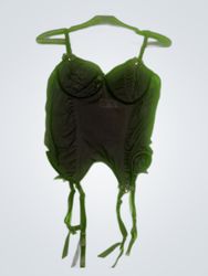 Black Lace Bustier Corset Top