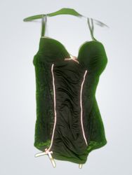 Unbranded Black Lace Bustier