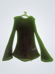 Next Black Bell Sleeve Knit Sweater