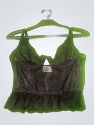 Unbranded Black Lace Bustier Top