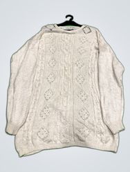 JILLANOVA White Knit Sweater