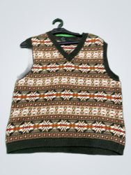 21 Knitted Fair Isle Vest
