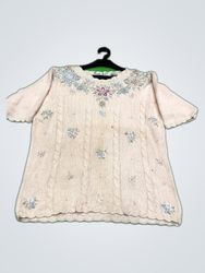 Dolce & Gabbana Embroidered Knit Sweater