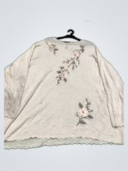 Koretet Embroidered Knit Cardigan