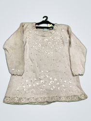 Griselda Floral Embroidered Knit Sweater