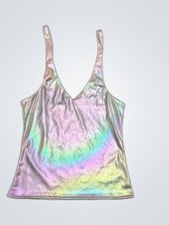 Upcycled Holographic Tank Top