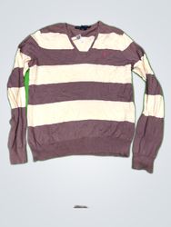 Ralph Lauren Striped V-Neck Sweater