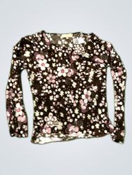 Malvava Printed Floral Long-Sleeve Blouse