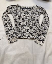 D&G Long Sleeve Lace Blouse