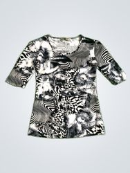 Lenara 3/4 Sleeve T-Shirt Dress