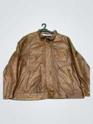Unbranded Brown Leather Jacket